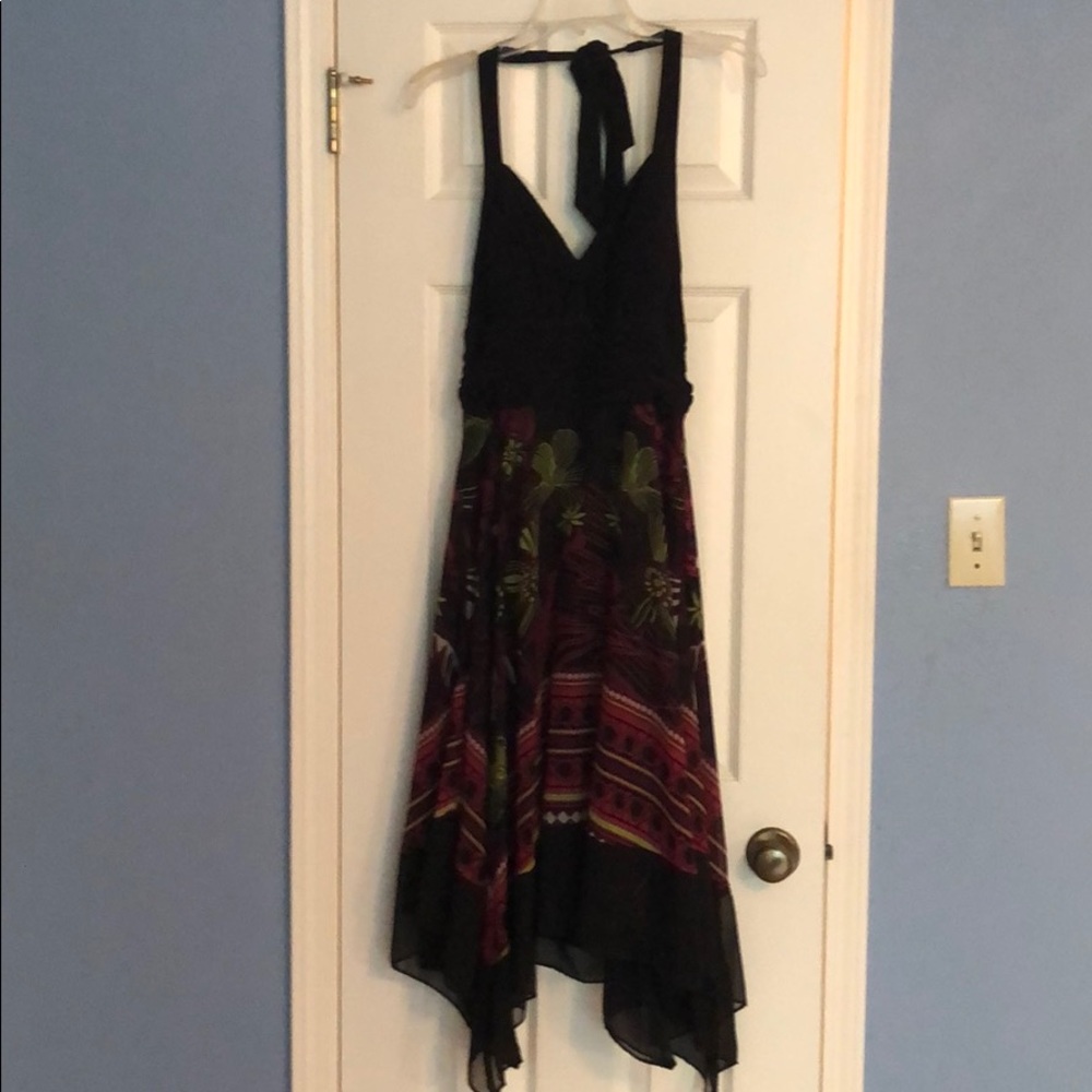 Halter Sangria Dress